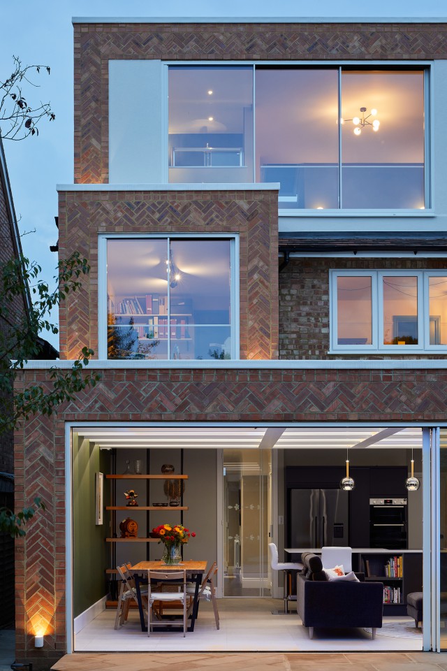 amazing herringbone brickwork twickenham