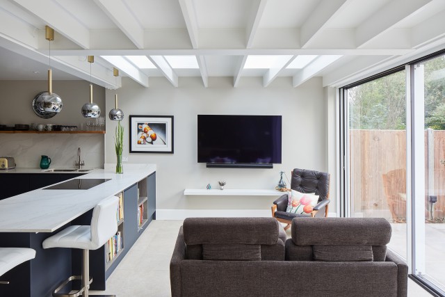 twickenham richmond extension exposed rafters