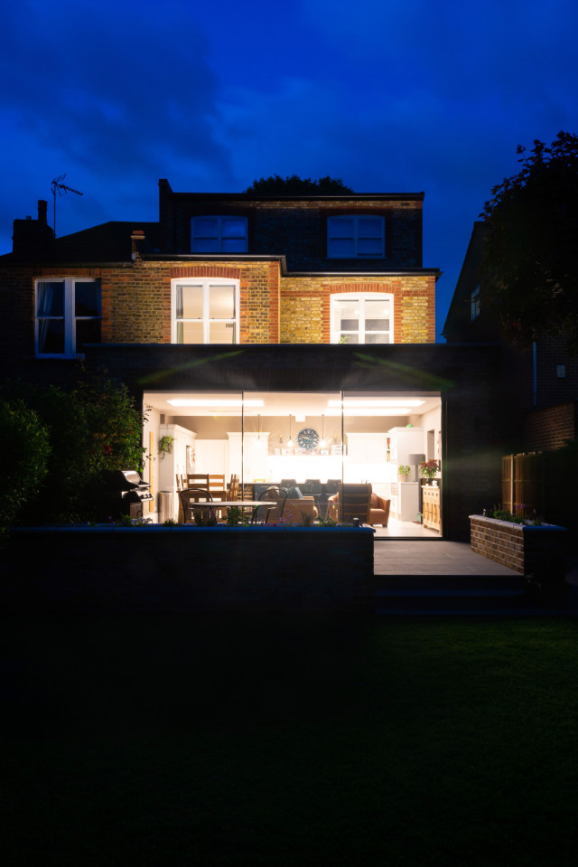 Brick Extension Sliding Doors Patio 